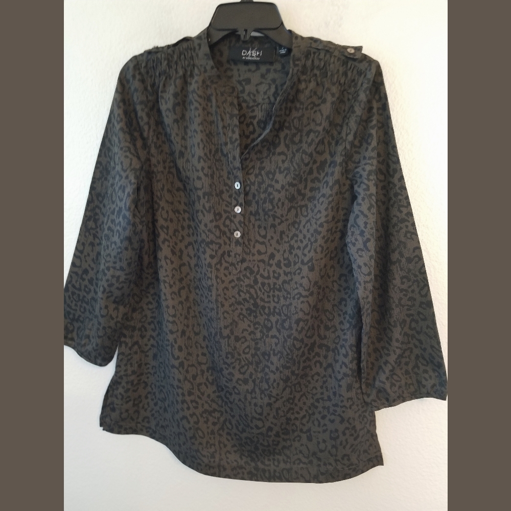 Dash Kardashian Cheetah Top Sz Small